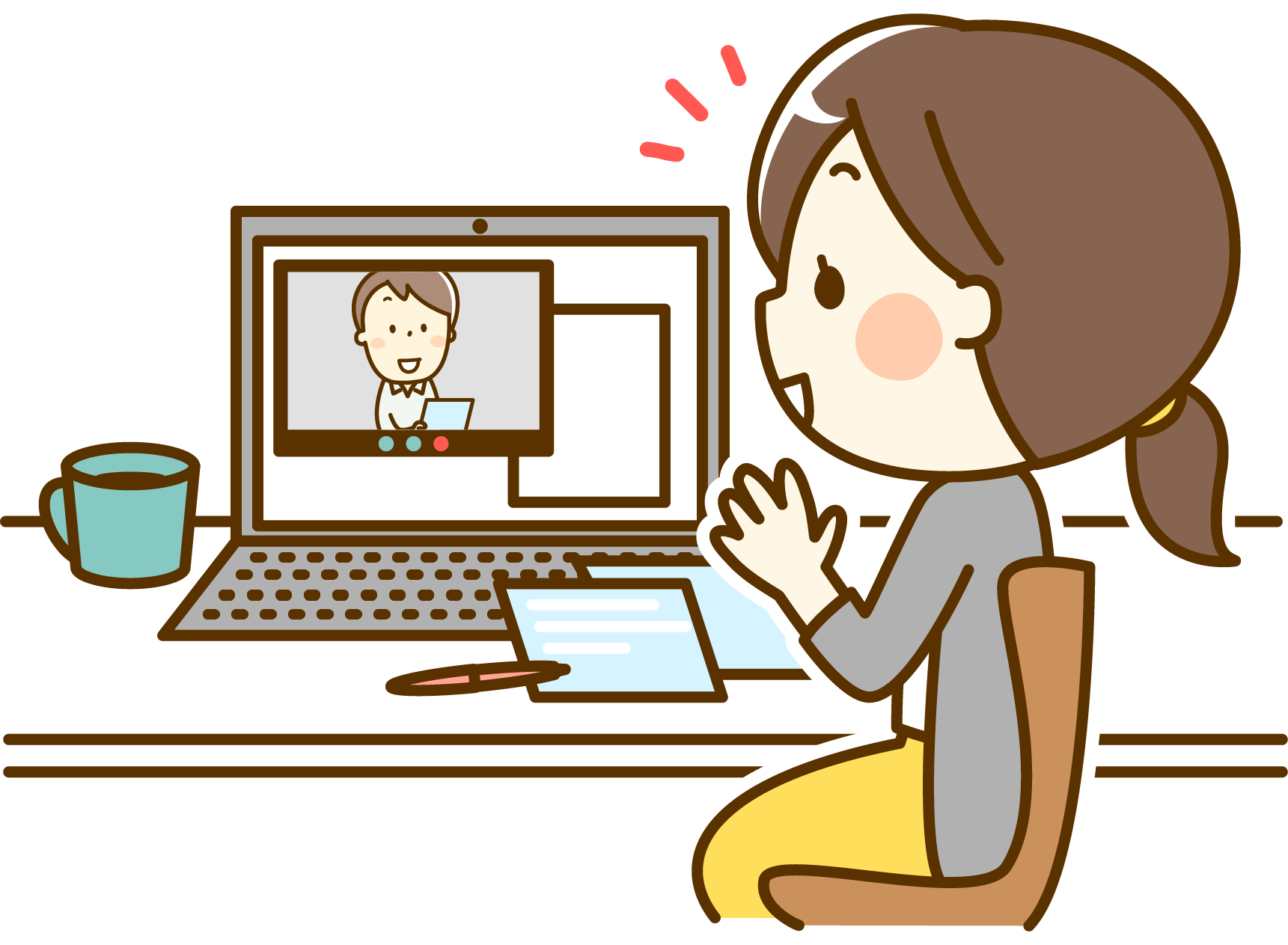 札幌　カウンセリング　こころの相談所　オンライン設定方法　エンディング画像